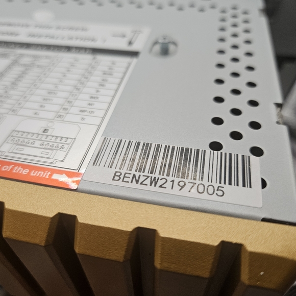 Mercedes-Benz E-Class W219 7" Car GPS Navigation Radio Wifi Black Used.  - Picture 13 of 16